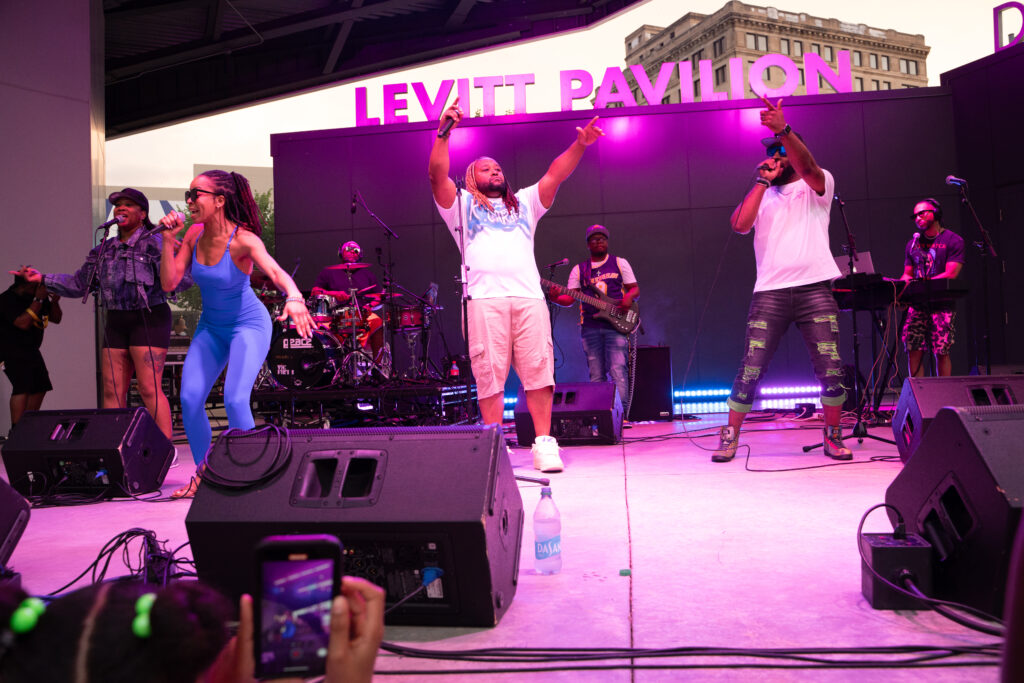 K. Carter performs at For Dayton By Dayton on Saturday, June 14, 2025.